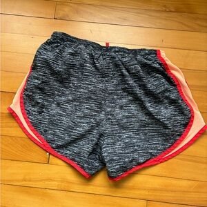 Nike Gray and Red Athletic Shorts